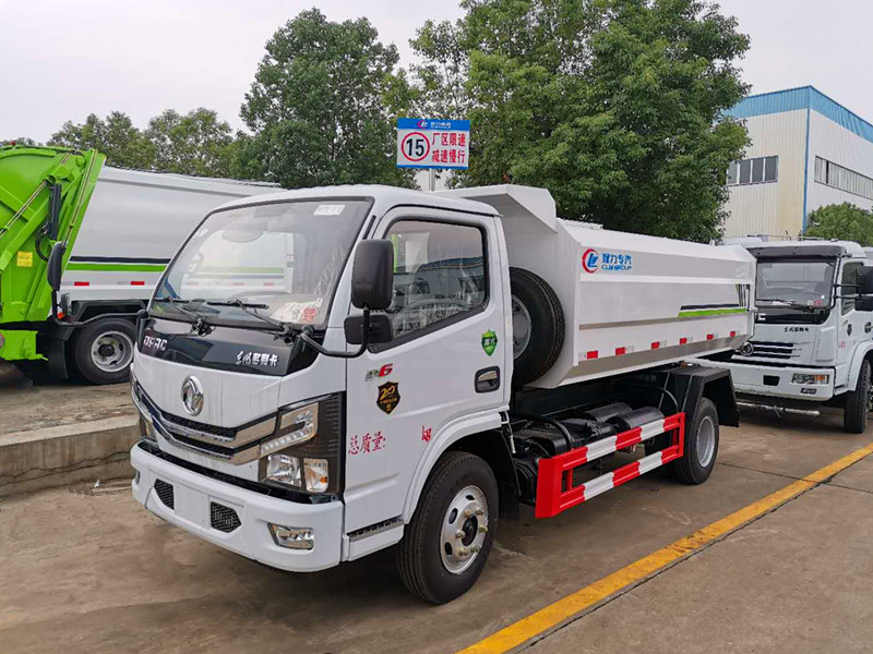 國六東風7方掛桶垃圾車